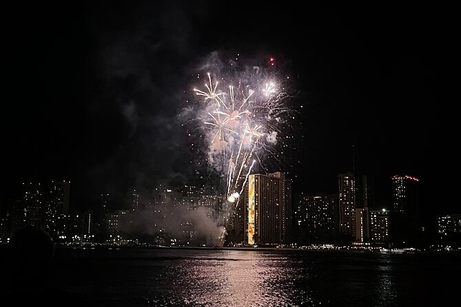 Waikiki: Friday Night Fireworks Catamaran Cruise - The Onboard Experience: Snacks, Cash Bar, Music, and Seating Reality