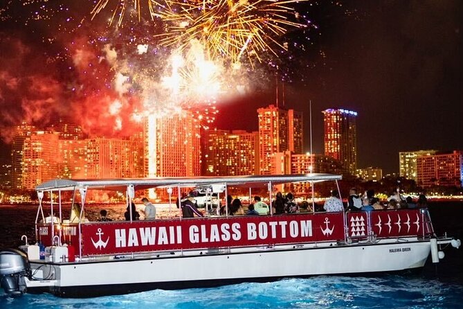 Waikiki Glass Bottom Boat Fireworks Tour - Friday Night Fireworks, but from the shoreline’s best seat