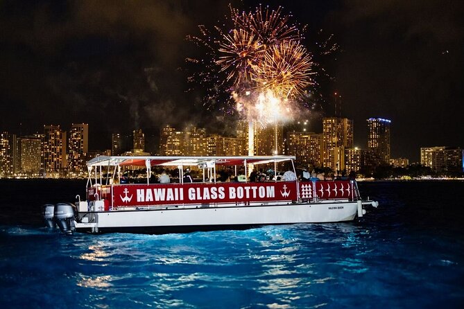Waikiki Glass Bottom Boat Fireworks Tour - The 60-minute cruise: Waikiki, then a look toward Diamond Head