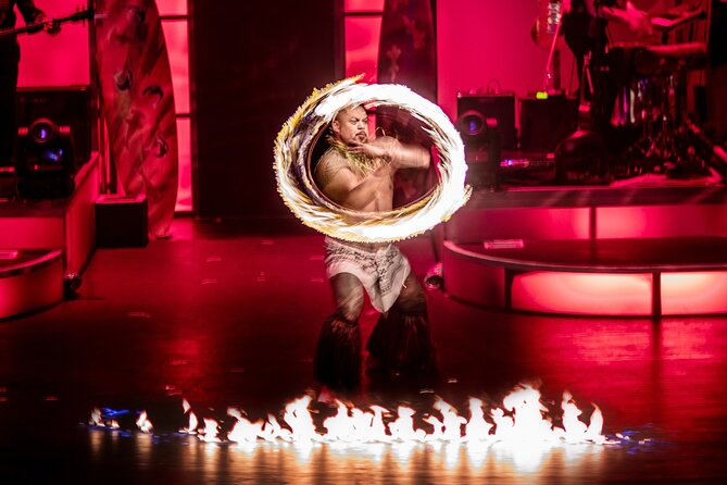 Waikiki Luau Buffet with Optional Rock-A-Hula Show Ticket - Rock-a-Hula show: the fire-knife work is the headline