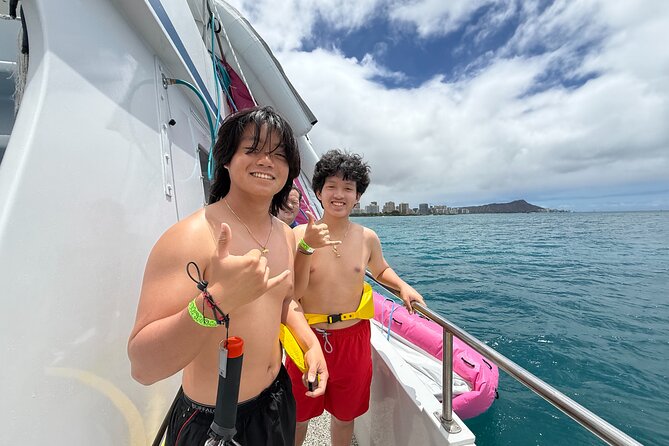 Waikiki Snorkeling & Ocean Waterpark Adventure from Oahu - Ocean Waterpark Features You’ll Actually Use (Slide, Jump, Lounge)