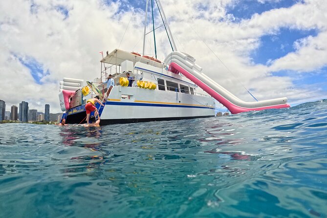 Waikiki Snorkeling & Ocean Waterpark Adventure from Oahu - On-Board Crew Energy: Help You Feel, Not Just Hear