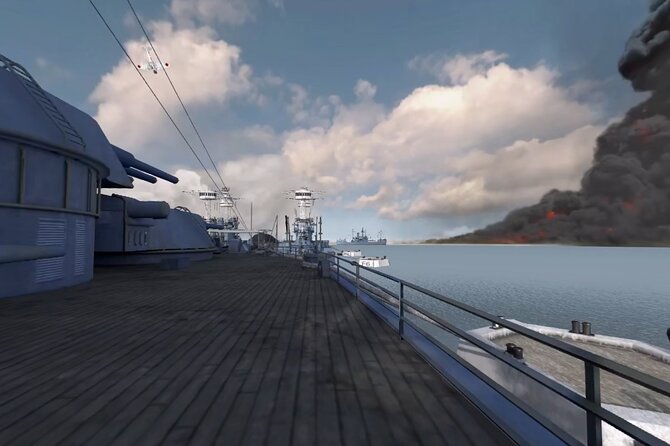 Walk The Deck of The USS Arizona Virtual Reality Experience - How many people is too many people here?